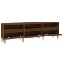 Mueble de TV madera contrachapada roble marrón 150x30x44,5 cm de vidaXL, Muebles TV - Ref: Foro24-831916, Precio: 90,31 €, De...