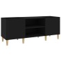 Mueble para discos madera contrachapada negro 121x38x48 cm de vidaXL, Almacenamiento para CD y DVD - Ref: Foro24-831926, Prec...