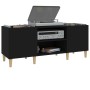 Mueble para discos madera contrachapada negro 121x38x48 cm de vidaXL, Almacenamiento para CD y DVD - Ref: Foro24-831926, Prec...