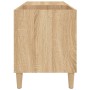 Mueble discos madera contrachapada roble sonoma 84,5x38x48 cm de vidaXL, Almacenamiento para CD y DVD - Ref: Foro24-831944, P...