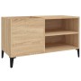 Plattenschrank aus Sonoma-Eichensperrholz, 84,5 x 38 x 48 cm von vidaXL, CD- und DVD-Speicher - Ref: Foro24-831952, Preis: 70...