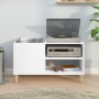 Mueble para discos madera contrachapada blanco 84,5x38x48 cm de vidaXL, Almacenamiento para CD y DVD - Ref: Foro24-831941, Pr...