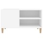 Mueble para discos madera contrachapada blanco 84,5x38x48 cm de vidaXL, Almacenamiento para CD y DVD - Ref: Foro24-831941, Pr...