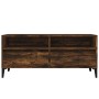 Smoked oak plywood TV cabinet 100x34.5x44.5cm by vidaXL, TV Furniture - Ref: Foro24-831906, Price: 72,02 €, Discount: %