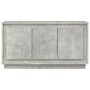 Aparador de madera contrachapada gris hormigón 102x35x55 cm de vidaXL, Aparadores - Ref: Foro24-831889, Precio: 104,35 €, Des...