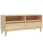 Sonoma oak plywood TV cabinet 100x34.5x44.5 cm by vidaXL, TV Furniture - Ref: Foro24-831896, Price: 81,93 €, Discount: %