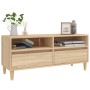 Sonoma oak plywood TV cabinet 100x34.5x44.5 cm by vidaXL, TV Furniture - Ref: Foro24-831896, Price: 81,93 €, Discount: %