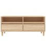 Sonoma oak plywood TV cabinet 100x34.5x44.5 cm by vidaXL, TV Furniture - Ref: Foro24-831896, Price: 81,93 €, Discount: %