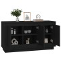 Aparador madera contrachapada negro 102x35x55 cm de vidaXL, Aparadores - Ref: Foro24-831886, Precio: 95,77 €, Descuento: %