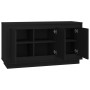 Aparador madera contrachapada negro 102x35x55 cm de vidaXL, Aparadores - Ref: Foro24-831886, Precio: 95,77 €, Descuento: %