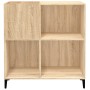 Sonoma oak plywood disc cabinet 84.5x38x89 cm by vidaXL, CD and DVD storage - Ref: Foro24-832000, Price: 79,71 €, Discount: %