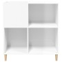 Glossy white plywood disc cabinet 84.5x38x89 cm by vidaXL, CD and DVD storage - Ref: Foro24-831991, Price: 85,61 €, Discount: %