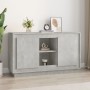 Aparador de madera contrachapada gris hormigón 102x35x60 cm de vidaXL, Aparadores - Ref: Foro24-831881, Precio: 100,99 €, Des...