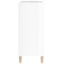 Glossy white plywood disc cabinet 84.5x38x89 cm by vidaXL, CD and DVD storage - Ref: Foro24-831991, Price: 85,61 €, Discount: %