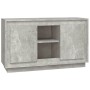 Aparador de madera contrachapada gris hormigón 102x35x60 cm de vidaXL, Aparadores - Ref: Foro24-831881, Precio: 100,99 €, Des...