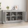 Aparador de madera contrachapada gris hormigón 102x35x60 cm de vidaXL, Aparadores - Ref: Foro24-831881, Precio: 100,99 €, Des...