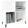 Glossy white plywood disc cabinet 84.5x38x89 cm by vidaXL, CD and DVD storage - Ref: Foro24-831999, Price: 86,90 €, Discount: %