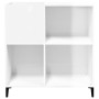 Glossy white plywood disc cabinet 84.5x38x89 cm by vidaXL, CD and DVD storage - Ref: Foro24-831999, Price: 86,90 €, Discount: %