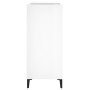 Glossy white plywood disc cabinet 84.5x38x89 cm by vidaXL, CD and DVD storage - Ref: Foro24-831999, Price: 86,90 €, Discount: %