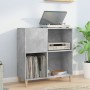 Concrete gray plywood disc cabinet 84.5x38x89 cm by vidaXL, CD and DVD storage - Ref: Foro24-831993, Price: 77,38 €, Discount: %