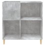 Concrete gray plywood disc cabinet 84.5x38x89 cm by vidaXL, CD and DVD storage - Ref: Foro24-831993, Price: 77,38 €, Discount: %