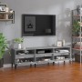 TV stand made of gray concrete plywood 150x30x44.5 cm by vidaXL, TV Furniture - Ref: Foro24-831921, Price: 92,43 €, Discount: %