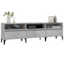 TV stand made of gray concrete plywood 150x30x44.5 cm by vidaXL, TV Furniture - Ref: Foro24-831921, Price: 92,43 €, Discount: %