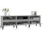 TV stand made of gray concrete plywood 150x30x44.5 cm by vidaXL, TV Furniture - Ref: Foro24-831921, Price: 92,43 €, Discount: %