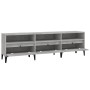 TV stand made of gray concrete plywood 150x30x44.5 cm by vidaXL, TV Furniture - Ref: Foro24-831921, Price: 92,43 €, Discount: %