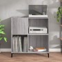 Mueble discos madera contrachapada gris Sonoma 84,5x38x89 cm de vidaXL, Almacenamiento para CD y DVD - Ref: Foro24-832003, Pr...