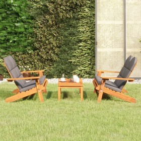 Adirondack 3-piece acacia wood garden furniture set by vidaXL, Garden sets - Ref: Foro24-3152135, Price: 495,17 €, Discount: %