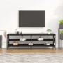 Black plywood TV cabinet 160x40x50 cm by vidaXL, TV Furniture - Ref: Foro24-826729, Price: 81,18 €, Discount: %