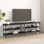 Black plywood TV cabinet 160x30x50 cm by vidaXL, TV Furniture - Ref: Foro24-826749, Price: 81,18 €, Discount: %