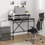 Black iron and plywood desk 100x50x90 cm by vidaXL, Desks - Ref: Foro24-826699, Price: 63,07 €, Discount: %