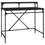 Black iron and plywood desk 100x50x90 cm by vidaXL, Desks - Ref: Foro24-826699, Price: 63,07 €, Discount: %