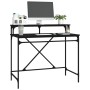 Black iron and plywood desk 100x50x90 cm by vidaXL, Desks - Ref: Foro24-826699, Price: 63,07 €, Discount: %