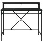 Black iron and plywood desk 100x50x90 cm by vidaXL, Desks - Ref: Foro24-826699, Price: 63,07 €, Discount: %