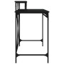 Black iron and plywood desk 100x50x90 cm by vidaXL, Desks - Ref: Foro24-826699, Price: 63,07 €, Discount: %