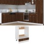 Armario de horno madera ingeniería roble ahumado 60x46x81,5 cm de vidaXL, Armarios de cocina - Ref: Foro24-825836, Precio: 59...