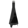 Estufa de jardín con atizador acero 45x45x122 cm de vidaXL, Chimeneas - Ref: Foro24-363341, Precio: 140,28 €, Descuento: %