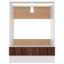 Armario de horno madera ingeniería roble ahumado 60x46x81,5 cm de vidaXL, Armarios de cocina - Ref: Foro24-825836, Precio: 59...