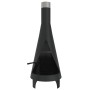 Estufa de jardín con atizador acero 45x45x122 cm de vidaXL, Chimeneas - Ref: Foro24-363341, Precio: 140,28 €, Descuento: %