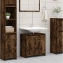 Smoked oak plywood bathroom cabinet 60x33x61 cm by vidaXL, Bathroom furniture - Ref: Foro24-826357, Price: 39,99 €, Discount: %