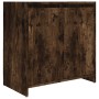 Armario de baño madera contrachapada roble ahumado 60x33x61 cm de vidaXL, Muebles de baño - Ref: Foro24-826357, Precio: 39,99...