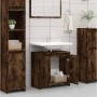 Armario de baño madera contrachapada roble ahumado 60x33x61 cm de vidaXL, Muebles de baño - Ref: Foro24-826357, Precio: 39,99...