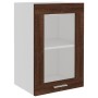 Armario vitrina colgante madera marrón roble 40x31x60 cm de vidaXL, Armarios de cocina - Ref: Foro24-826347, Precio: 39,03 €,...