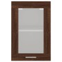 Hängevitrine braunes Eichenholz 40x31x60 cm von vidaXL, Küchenschränke - Ref: Foro24-826347, Preis: 39,03 €, Rabatt: %