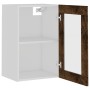 Hängevitrine aus geräuchertem Eichenholz 40x31x60 cm von vidaXL, Küchenschränke - Ref: Foro24-826345, Preis: 34,59 €, Rabatt: %