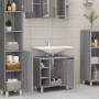 Sonoma gray plywood bathroom cabinet 60x32x53.5 cm by vidaXL, Bathroom furniture - Ref: Foro24-826373, Price: 51,88 €, Discou...