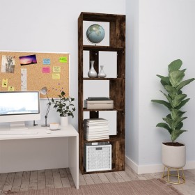 Smoked oak plywood shelf 45x24x160 cm by vidaXL, Bookcases and shelves - Ref: Foro24-826375, Price: 49,99 €, Discount: %